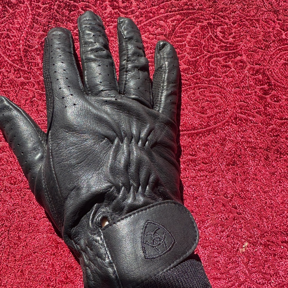 Ariat Pro Grip Leather Gloves - Picture 4 of 10